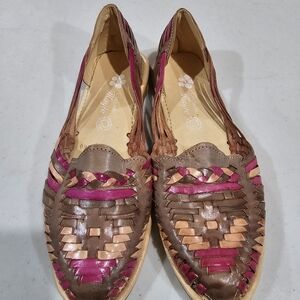 Stylish Brown and Pink Women's Shoes